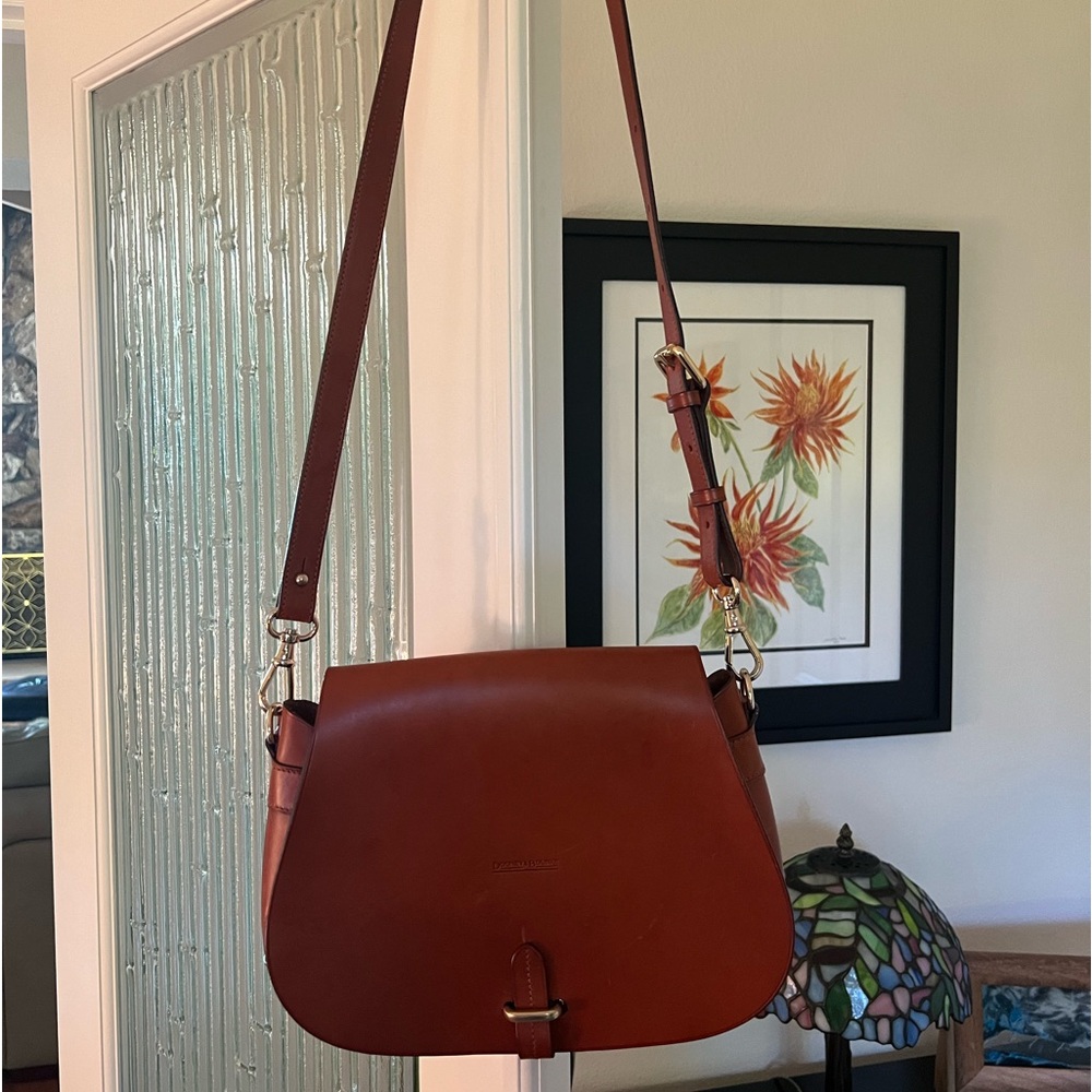 Dooney and Bourke Brown Leather Crossbody